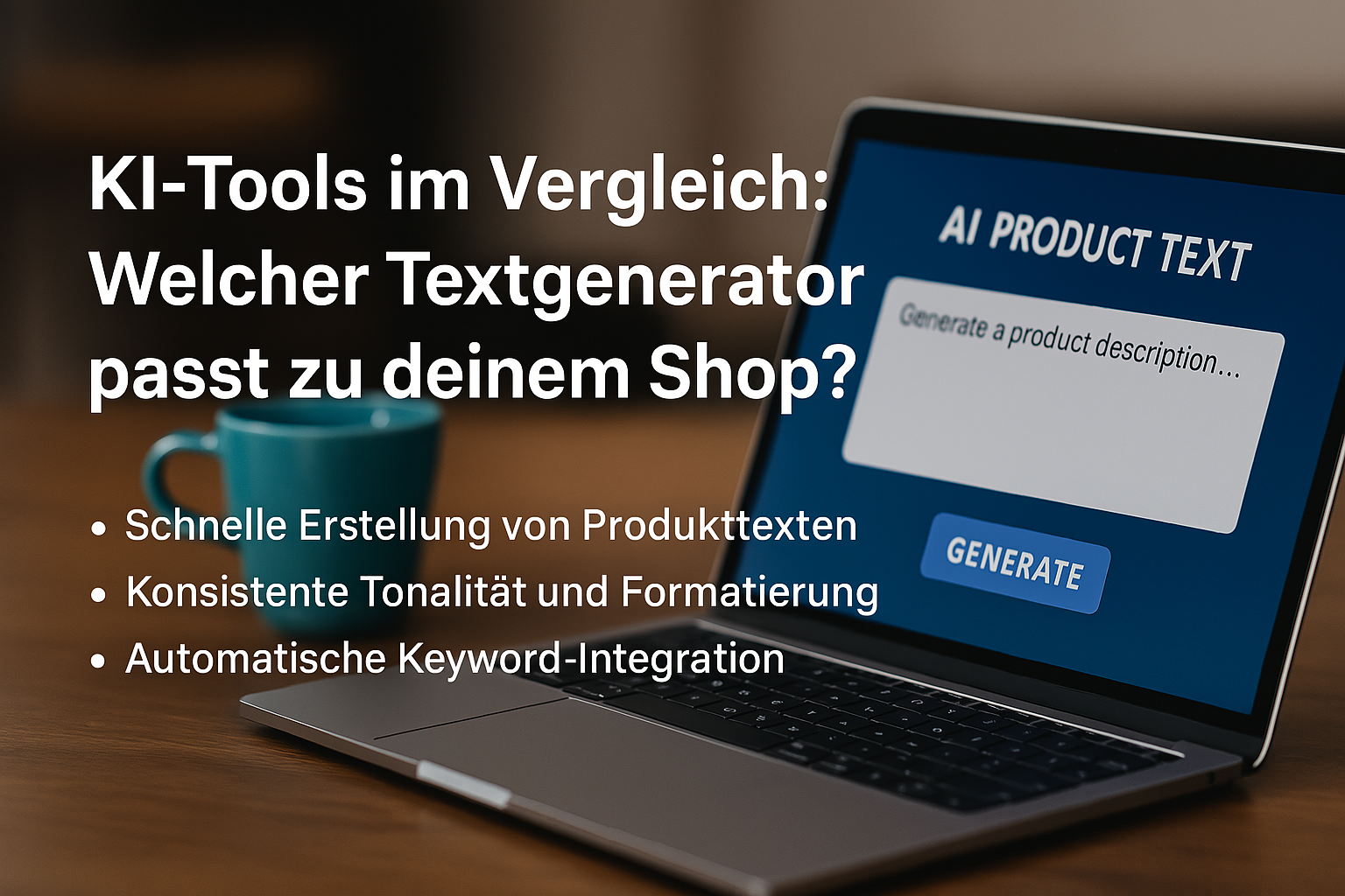 KI-Tools im Vergleich: Welcher Textgenerator passt zu deinem Shop?