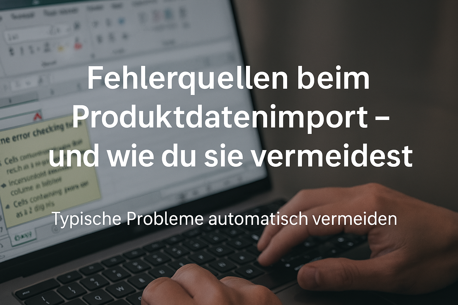 Produktdatenimport Fehlerquellen