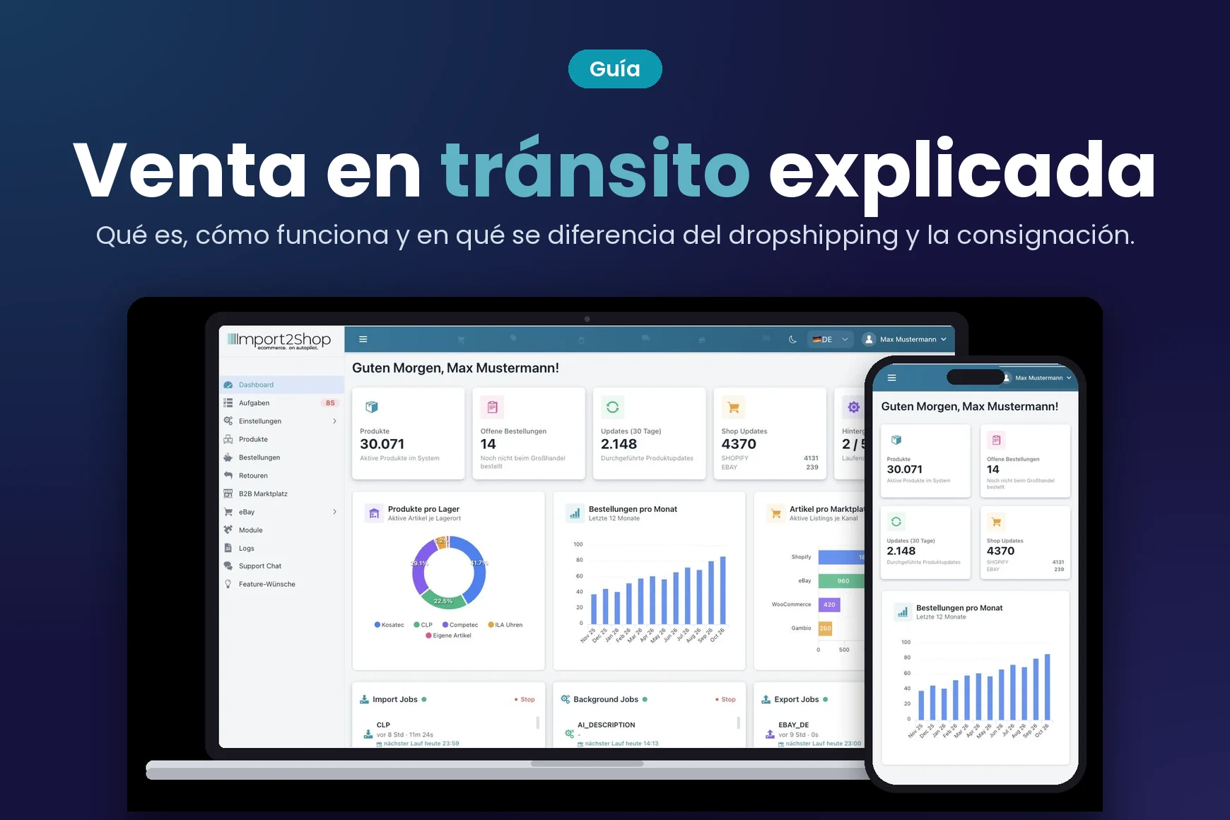 Venta en tránsito: qué es, cómo funciona y en qué se diferencia del dropshipping