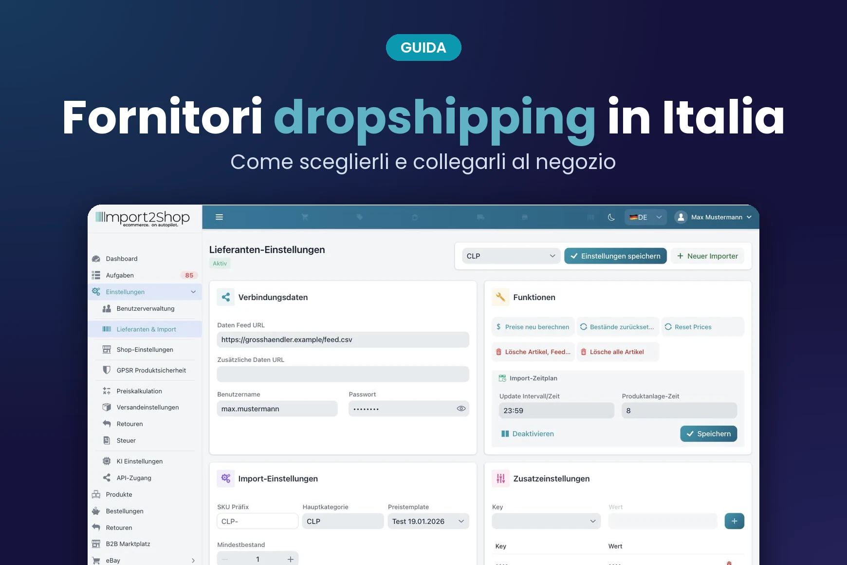 Guida: Fornitori dropshipping in Italia